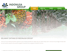 Tablet Screenshot of indonusaagromulia.com